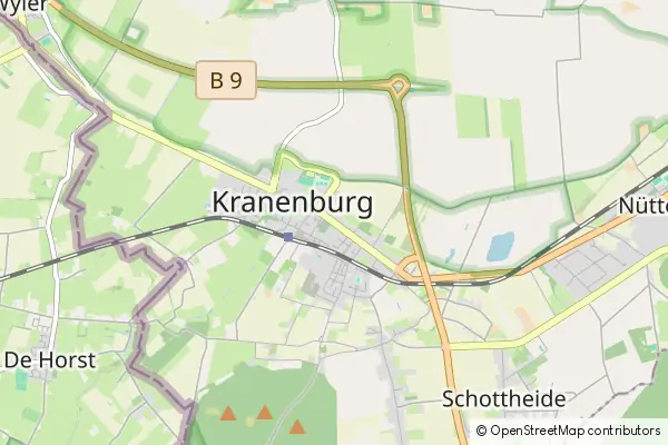 Mapa Kranenburg