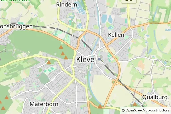 Mapa Kleve