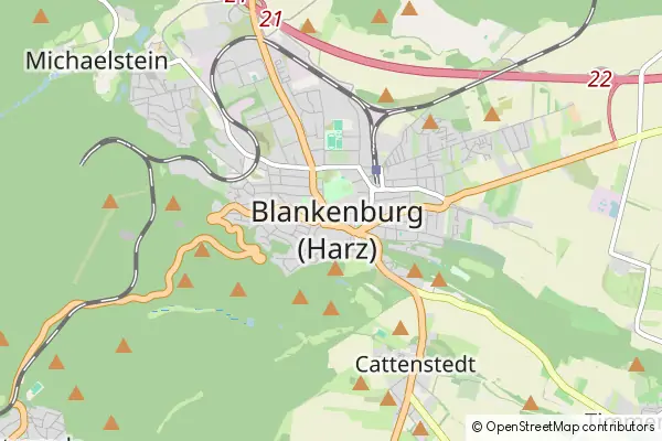 Mapa Blankenburg