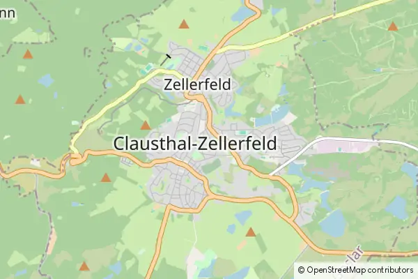 Mapa Clausthal-Zellerfeld