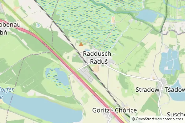 Mapa Raddusch