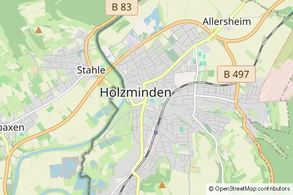 Mapa Holzminden