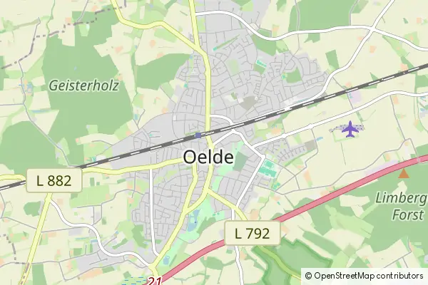 Mapa Oelde