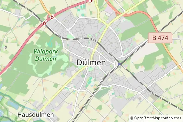 Mapa Dulmen