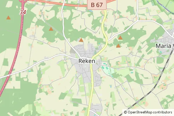 Mapa Reken