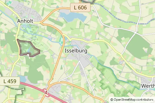 Mapa Isselburg