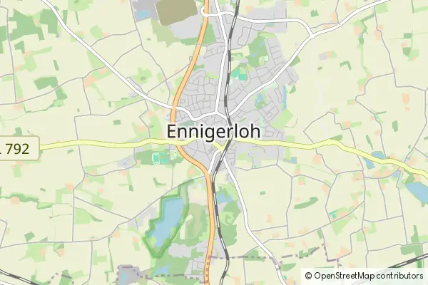 Mapa Ennigerloh