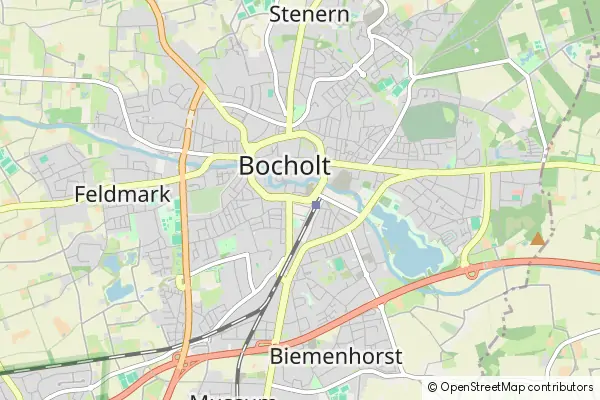 Mapa Bocholt