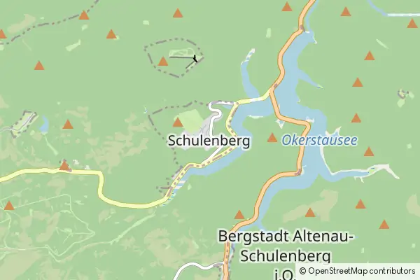 Mapa Schulenberg im Oberharz