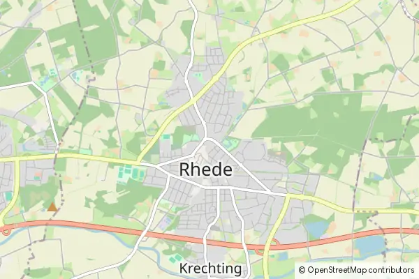 Mapa Rhede