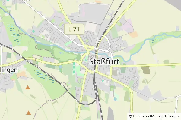 Mapa Staßfurt