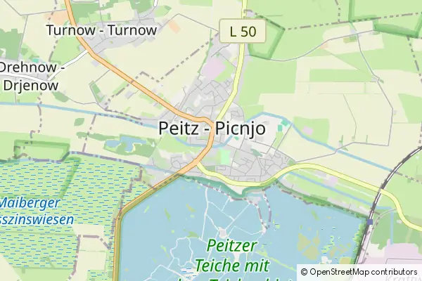 Mapa Peitz