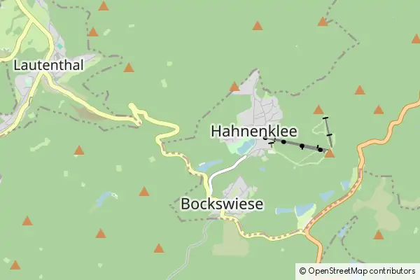 Mapa Hahnenklee-Bockswiese