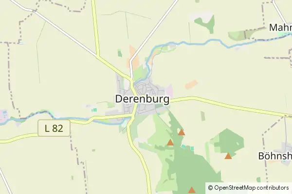 Mapa Derenburg