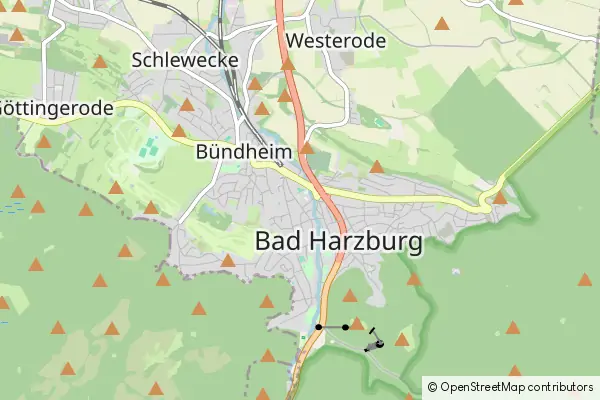 Mapa Bad Harzburg