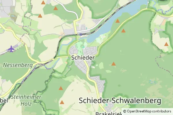 Mapa Schieder-Schwalenberg