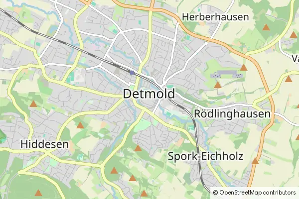 Mapa Detmold