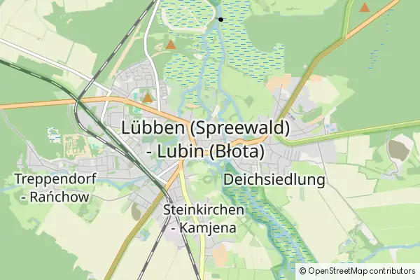 Mapa Luebbenau