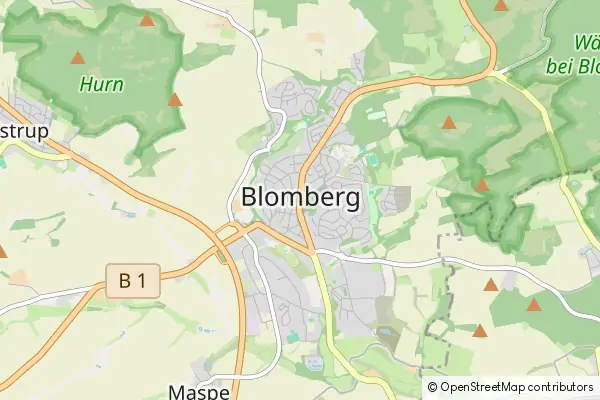 Mapa Blomberg