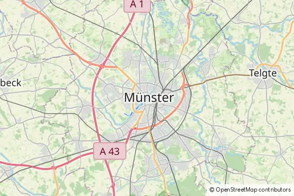 Mapa Münster