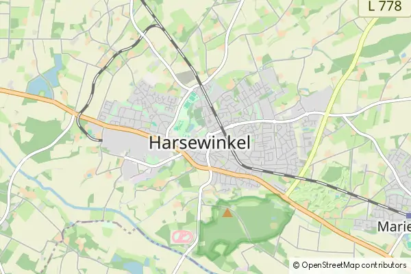 Mapa Harsewinkel