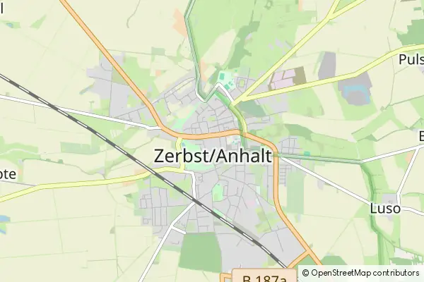 Mapa Zerbst/Anhalt