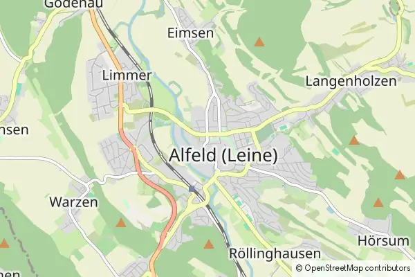 Mapa Alfeld (Leine)