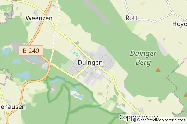 Mapa Duingen