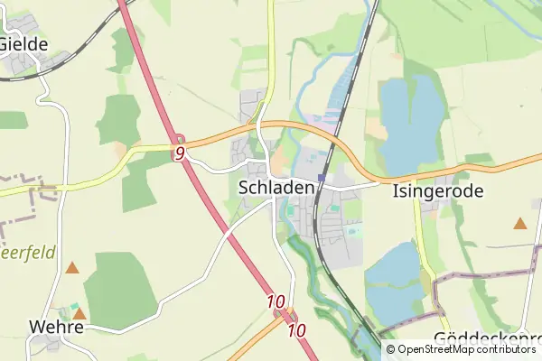 Mapa Schladen