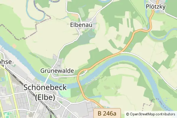 Mapa Schönebeck