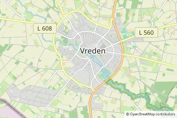 Mapa Vreden