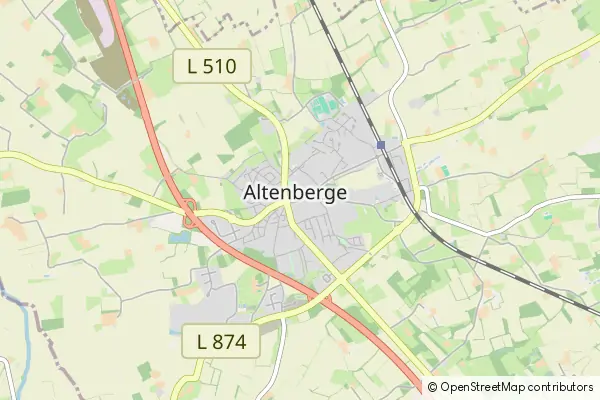 Mapa Altenberge