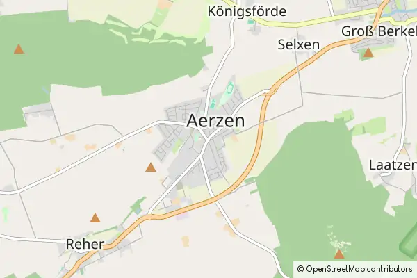 Mapa Aerzen