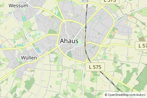 Mapa Ahaus