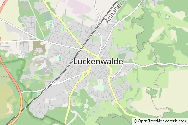 Mapa Luckenwalde