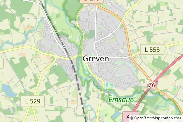 Mapa Greven