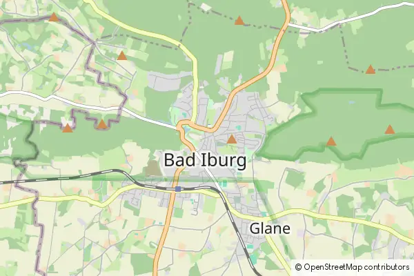 Mapa Bad Iburg