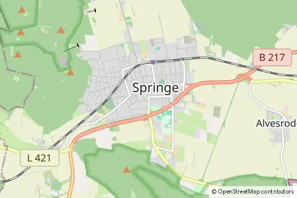 Mapa Springe