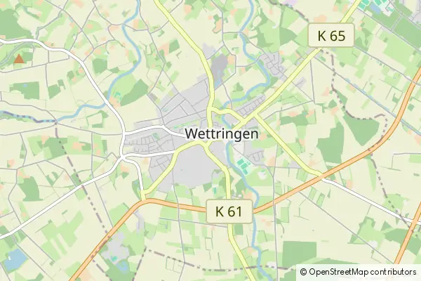 Mapa Wettringen