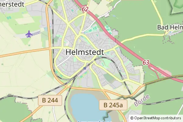 Mapa Helmstedt