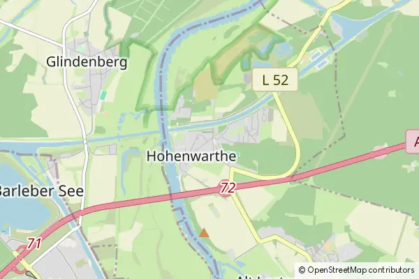 Mapa Hohenwarthe