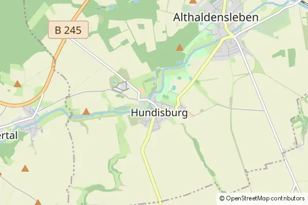 Mapa Hundisburg