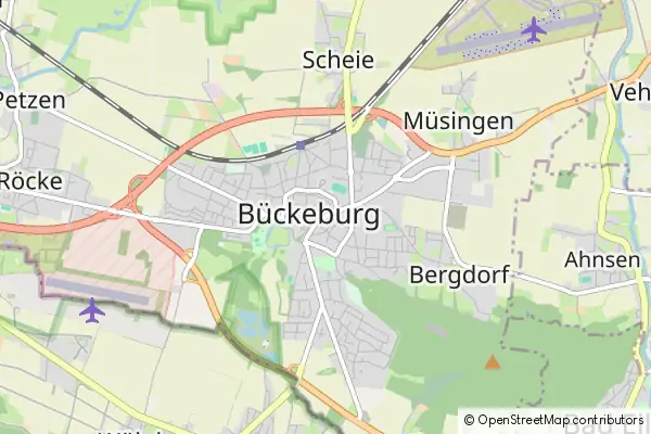 Mapa Bueckeburg