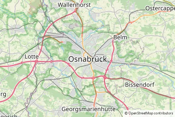 Mapa Osnabrück