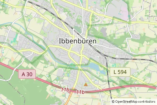 Mapa Ibbenbueren