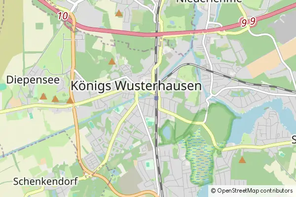 Mapa Wusterhausen