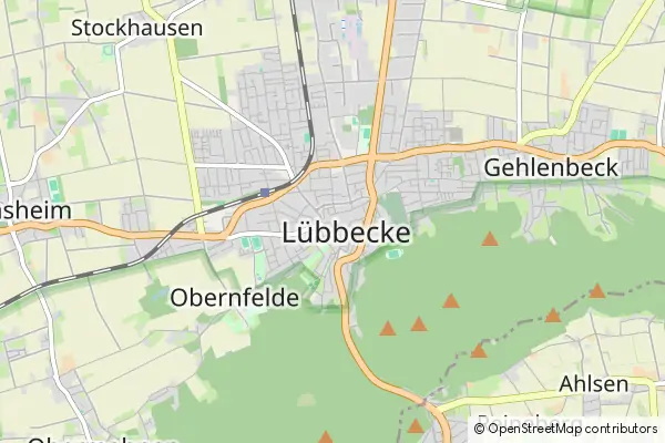 Mapa Lübbecke