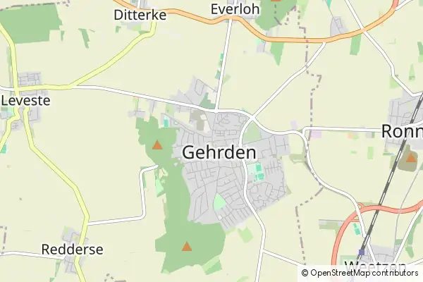 Mapa Gehrden