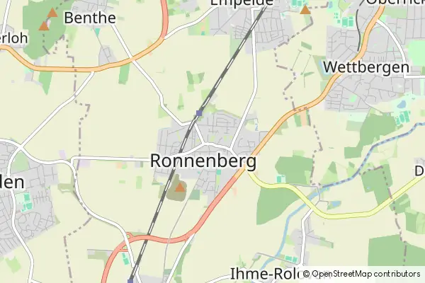 Mapa Ronnenberg