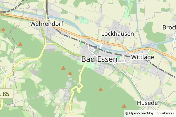 Mapa Bad Essen